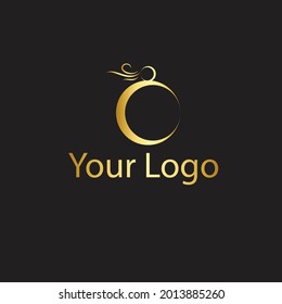 O letter with perfume abstract Logo Template Design Vector, Emblem, Design Concept, Creative Symbol, Icon