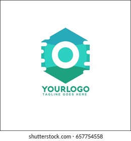 O Letter Property and Construction Logo design for business corporate sign