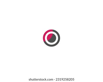 O letter Reverse icon vector Vector illustration can be used for web and mobile graphic design,letter O with wave element logo design for company and business, logo, eps10.