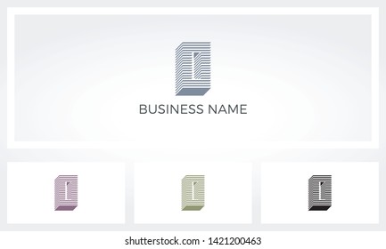 O Letter Stack Layer Logo