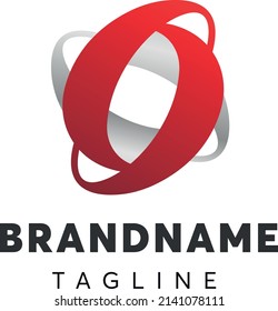 
"O" letter transformation logo, ready-mixed concrete logo, icon.