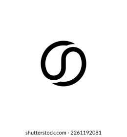O-Buchstabe, Vektorsymbol, Illustration