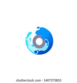 O LETTER VECTOR LOGO APHABET ICON
