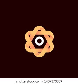 O LETTER VECTOR LOGO APHABET ICON