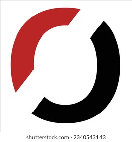 Nuevo diseño de logotipo vectorial de letras O 