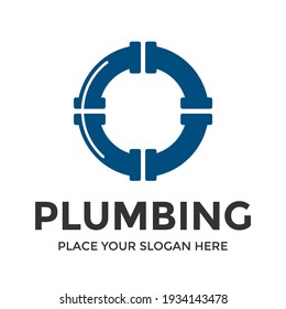 O Letter vector logo template. This design use pipe symbol. Suitable for industrial.