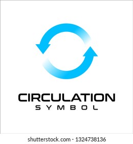 O Letter Woith Rotation Logo Design Template