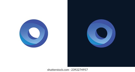 O logotipo 3d vector de icono
