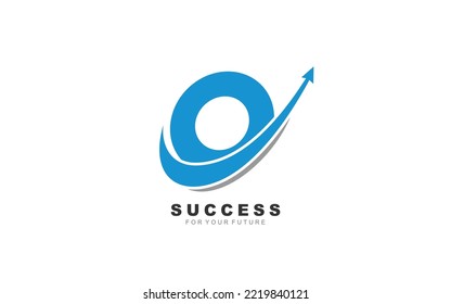 O logo business for branding company. arrow template vector illustration for your brand.