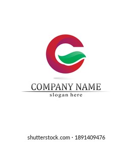 O logo Business Technology circle logo and symbols Vector Design Graphic