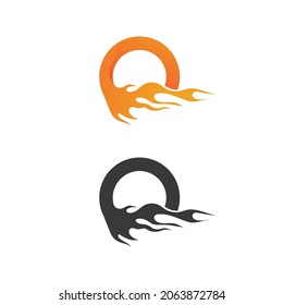 Logotipo O logotipo de círculo Tecnología empresarial y símbolos Diseño vectorial Gráfico