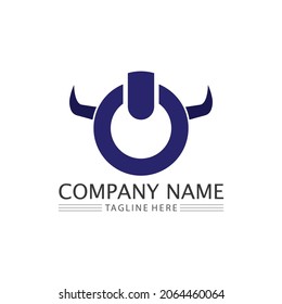 Logotipo O logotipo de círculo Tecnología empresarial y símbolos Diseño vectorial Gráfico