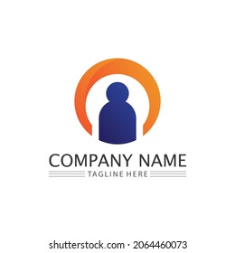 O logo Business Technology circle logo and symbols Vector Design Graphic