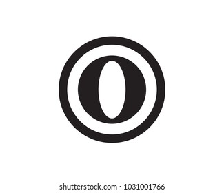 O logo business template vector icon 