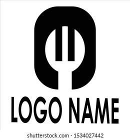 o logo by combining the negative image of the fork