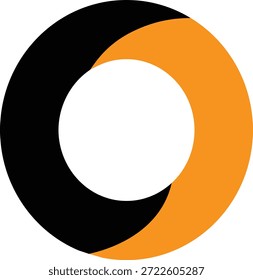 Design do logotipo O. Design criativo do logotipo O. Círculo ícone vetor. O Design do logotipo do Circle