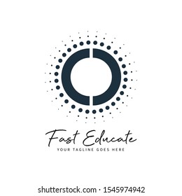 O logo design, icon design template elements