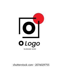 O logo Design. Illustrator Logo Design Template