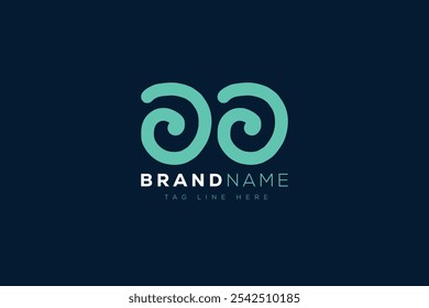 O y O diseño de logotipo. O Letras abstractas Logo Monograma. Este diseño de logotipo es el proceso de crear un símbolo visual que representa una marca, empresa o individuo.