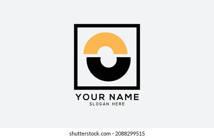 O Logo Design Template Vector Graphic Branding Element. 