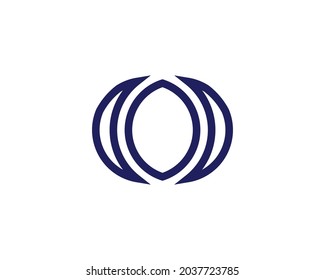 O logo design vector template