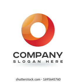 O Logo Icon Vector Template elements, Modern, Corporate, Modern, Unique, Round shape