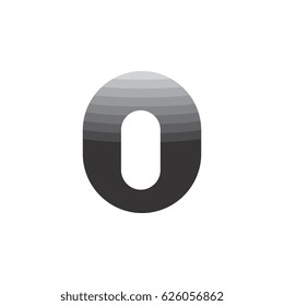 O logo letter design