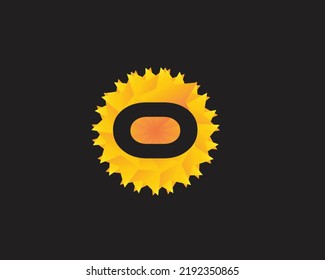 O logo letter icon template