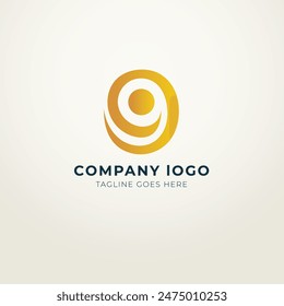 O logo set flat design template collection