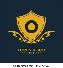 O Luxury logo,Design for Boutique hotel,Resort,Restaurant, Royalty, Victorian identity, luxury Hotel, Heraldic, Fashion,VIP,Club,education Full vector logo template.