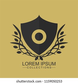 O Luxury logo,Design for Boutique hotel,Resort,Restaurant, Royalty, Victorian identity, luxury Hotel, Heraldic, Fashion,VIP,Club,education Full vector logo template.