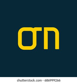 O M joint letter logo design template