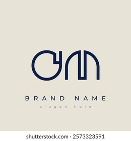 O and M logo design. OM abstract Letters Logo Monogram. This logo design is the process of creating a visual symbol that represents a brand, company, or individual.