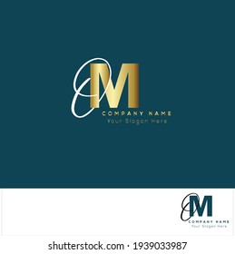 O M OM Initial letter handwriting and signature logo. Beauty vector initial logo .Fashion, boutique, floral and botanical