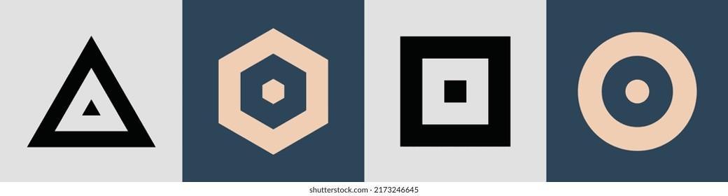 O moderne Anfangsbuchstaben Logo Design Vektorbündel. Es ist geeignet, für welche Firma oder Marke diese anfänglich gegründet wird.