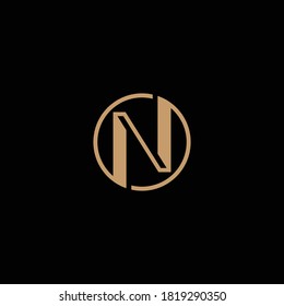 O N or N O abstract outstanding professional business logo. Awesome artistic company branding in different colors illustration logo