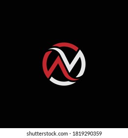 O N or N O abstract outstanding professional business logo. Awesome artistic company branding in different colors illustration logo