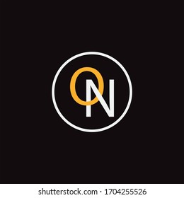 O N letter logo template design