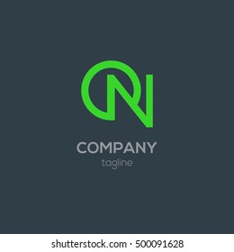 O & N Letter logo Vector template