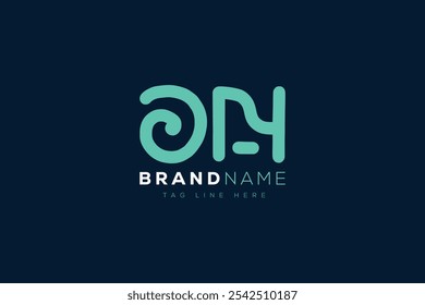 O and N logo design. ON abstract Letters Logo Monogram. This logo design is the process of creating a visual symbol that represents a brand, company, or individual.