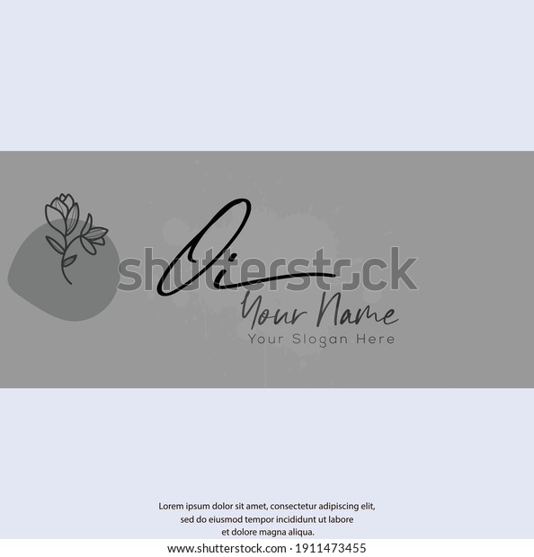 O I\
OI Initial letter handwriting and signature logo. Beauty vector\
initial logo .Fashion, boutique, floral and\
botanical