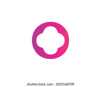 O oo letter logo design vector template
