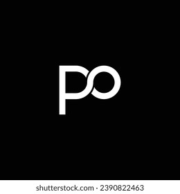 O or OP abstract outstanding professional business awesome artistic branding company different colors illustration logo or icon design.