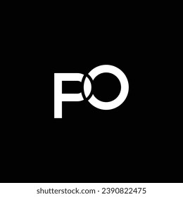 O or OP abstract outstanding professional business awesome artistic branding company different colors illustration logo or icon design.