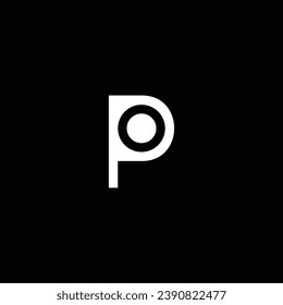 O or OP abstract outstanding professional business awesome artistic branding company different colors illustration logo or icon design.