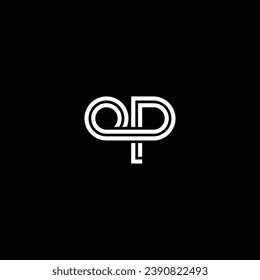 O or OP abstract outstanding professional business awesome artistic branding company different colors illustration logo or icon design.