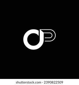 O or OP abstract outstanding professional business awesome artistic branding company different colors illustration logo or icon design.