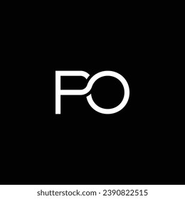 O or OP abstract outstanding professional business awesome artistic branding company different colors illustration logo or icon design.