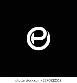 O or OP abstract outstanding professional business awesome artistic branding company different colors illustration logo or icon design.