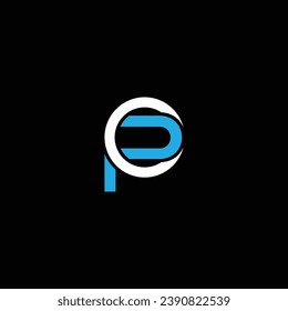 O or OP abstract outstanding professional business awesome artistic branding company different colors illustration logo or icon design.
